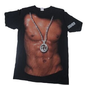 Vintage Usher Full Body Graphic T Shirt